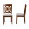 Baxton Studio Olympia Modern Grey Fabric and Walnut Brown Finished Wood 2-Piece Dining Chair Set 231-2PC-13182-ZORO - alternate 5